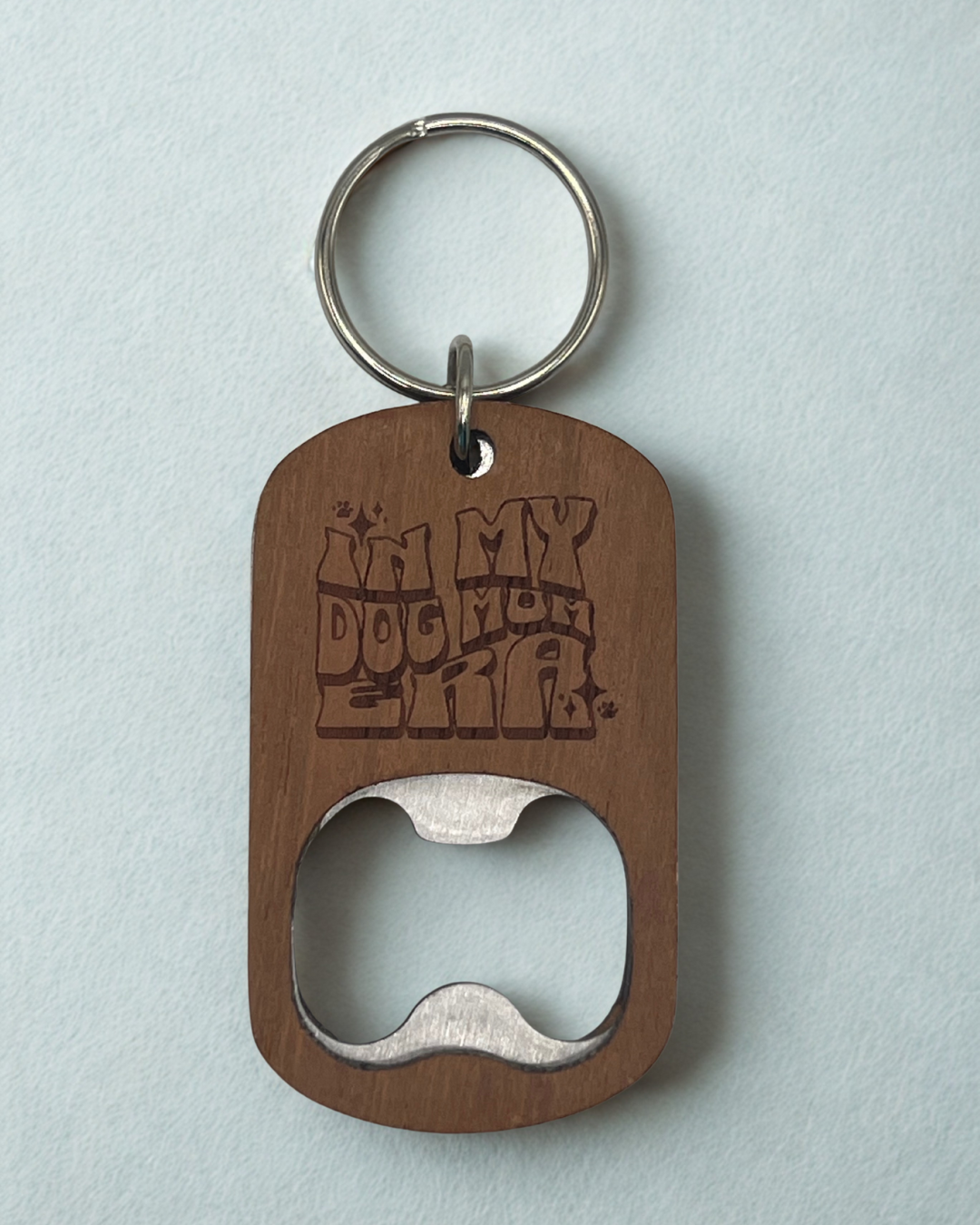 'In My Dog Mom Era' Bottle Opener Keychain