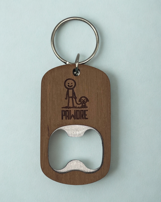 'Pawdre' Bottle Opener Keychain