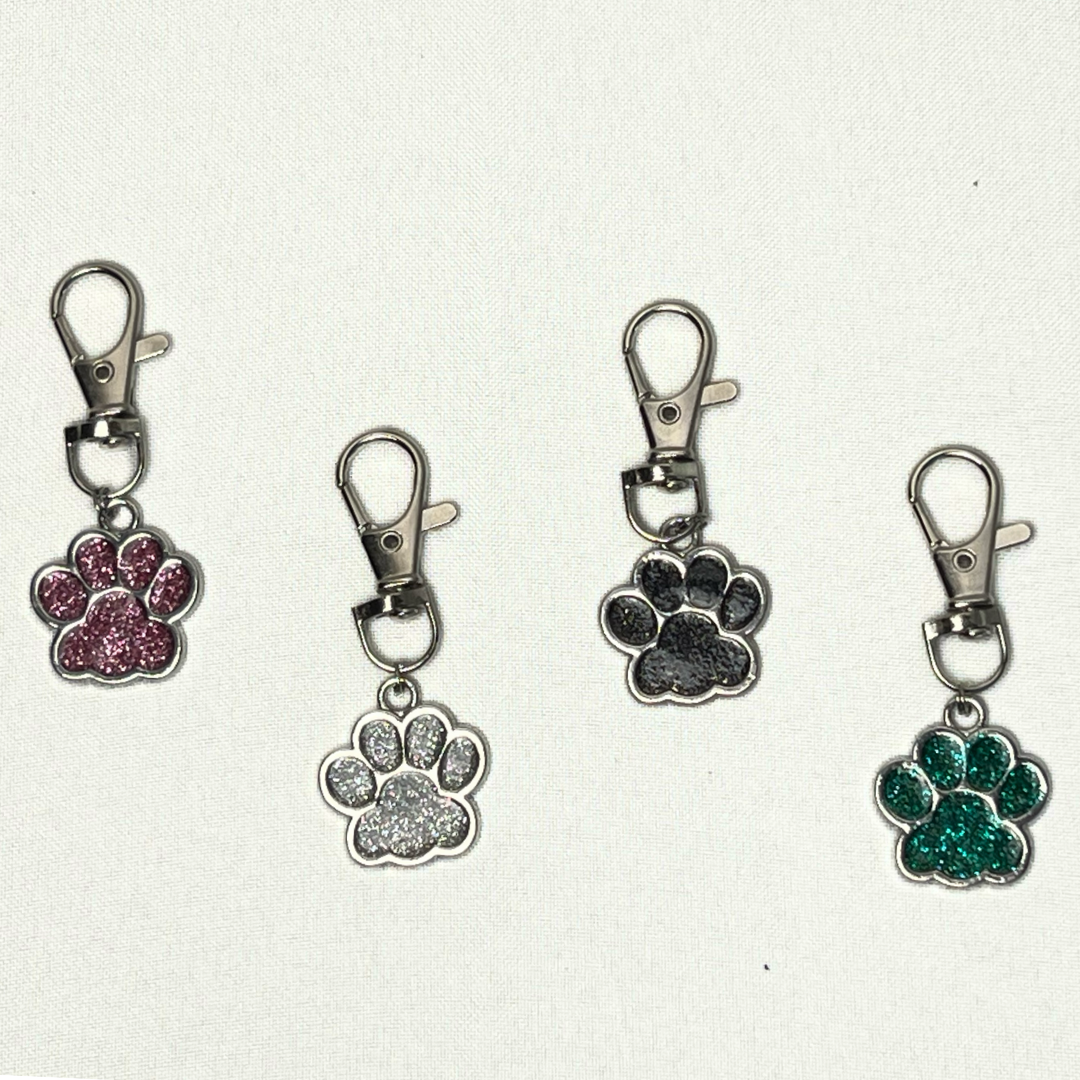 Glitter Paw Pet Tag