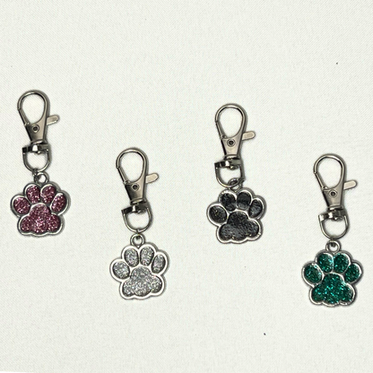 Glitter Paw Pet Tag