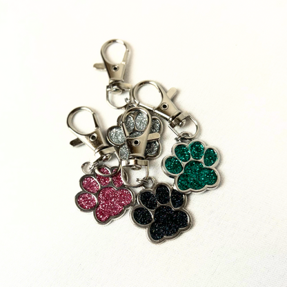 Glitter Paw Pet Tag