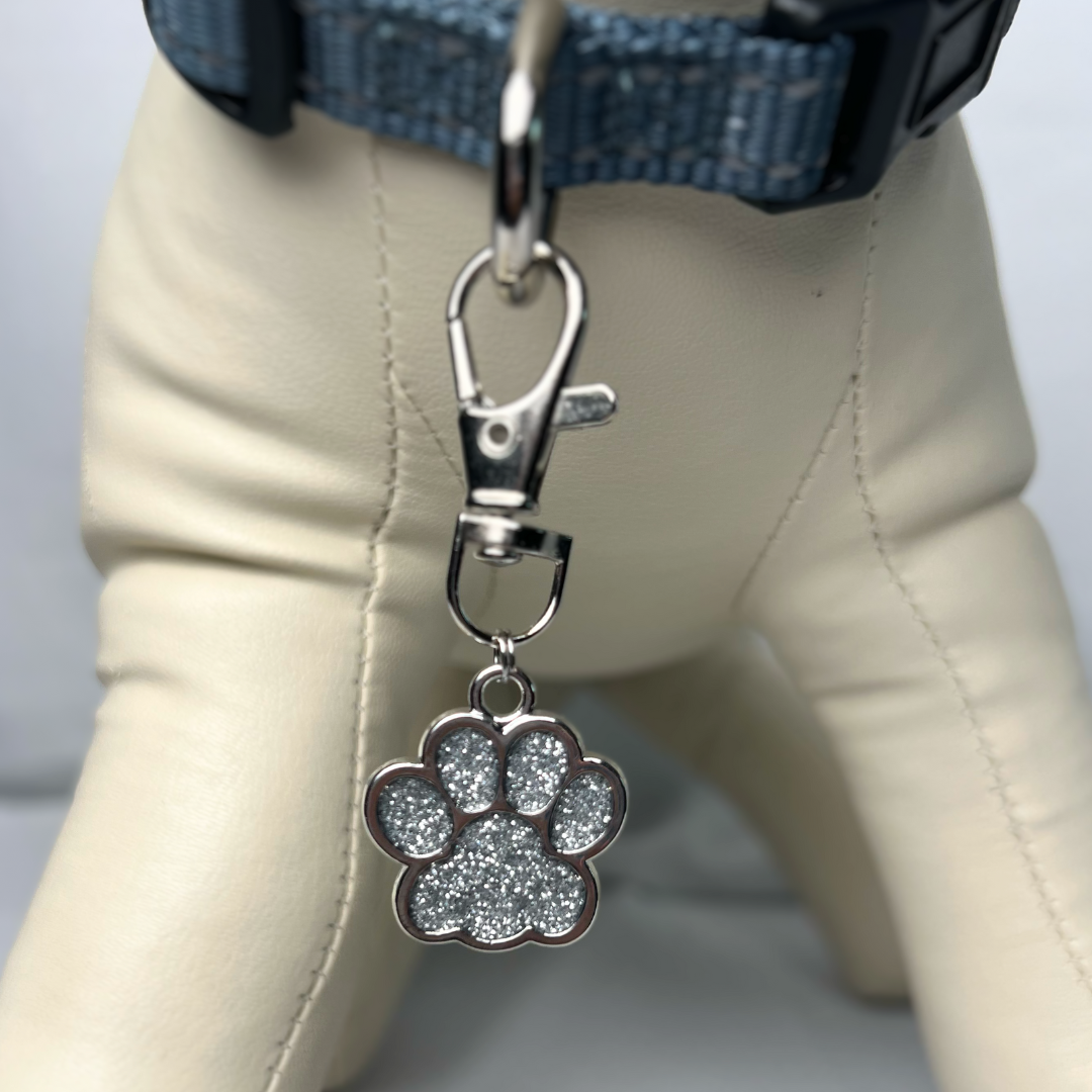 Glitter Paw Pet Tag