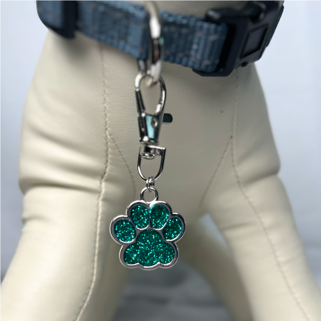 Glitter Paw Pet Tag
