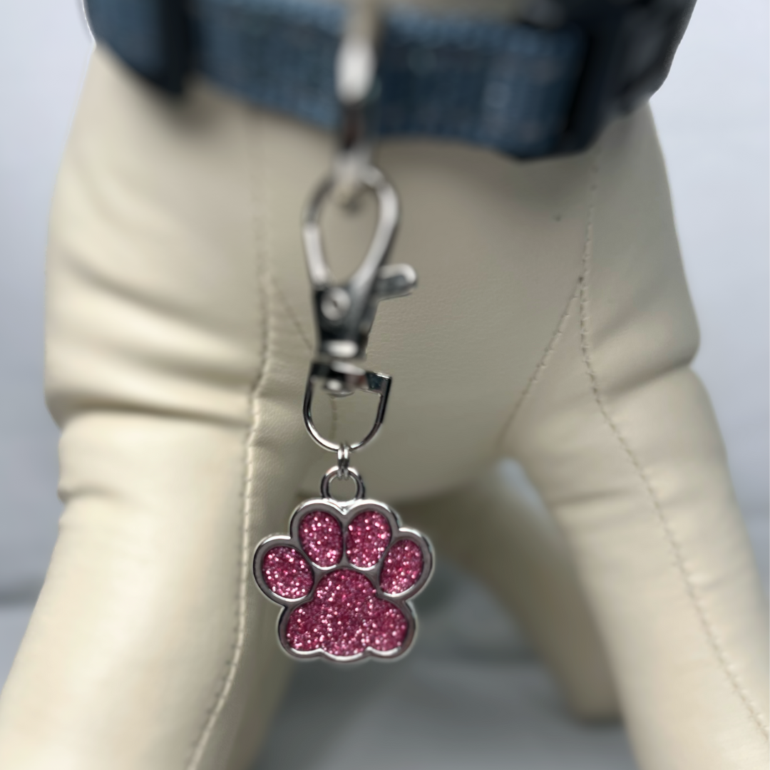 Glitter Paw Pet Tag